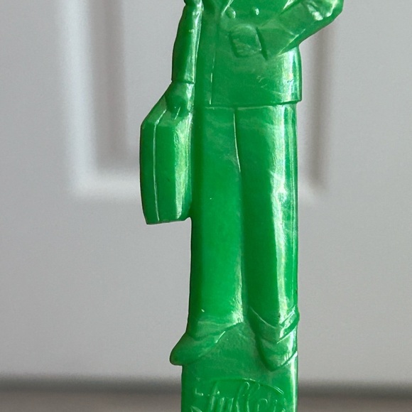 4/$100 Vintage 1950 Green Letter Opener or bar drink stir stick 🥃 - Picture 4 of 6